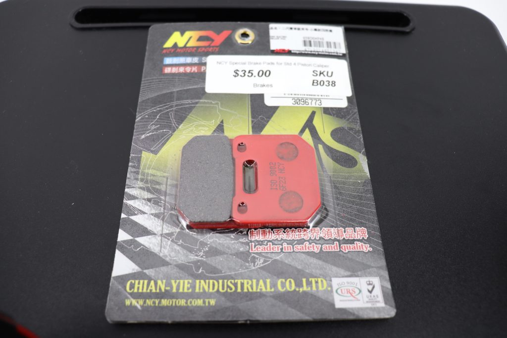NCY Special Brake Pad for Std 4 Piston Caliper Winnipeg's only expert scooter tuning shop