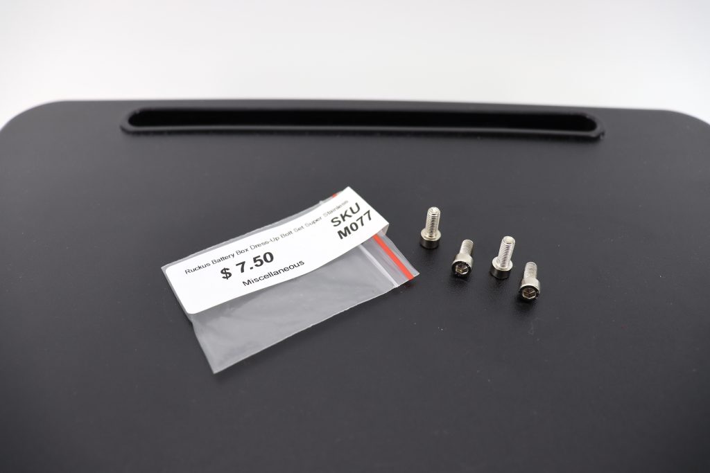 Ruckus Battery Box Dress Up Bolt Set Super Stainless Winnipeg's only expert scooter tuning